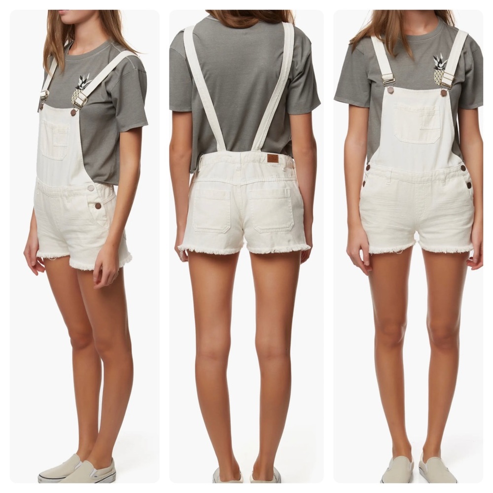 O’Neill melody short denim overalls NWT